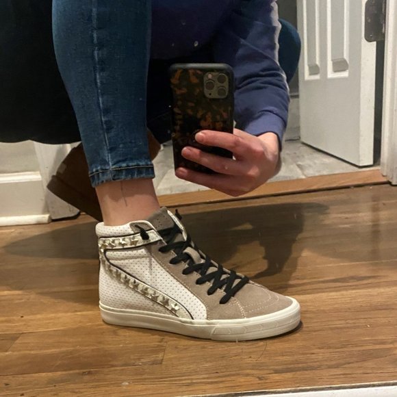 Vintage Havana | Shoes | Nwt Vintage Havana Gadol High Sneaker Taupe | Poshmark